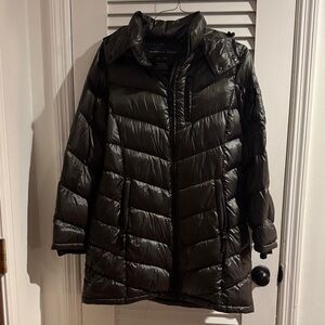 Andrew Marc Women's Dark Gray Puffer Jacket XL